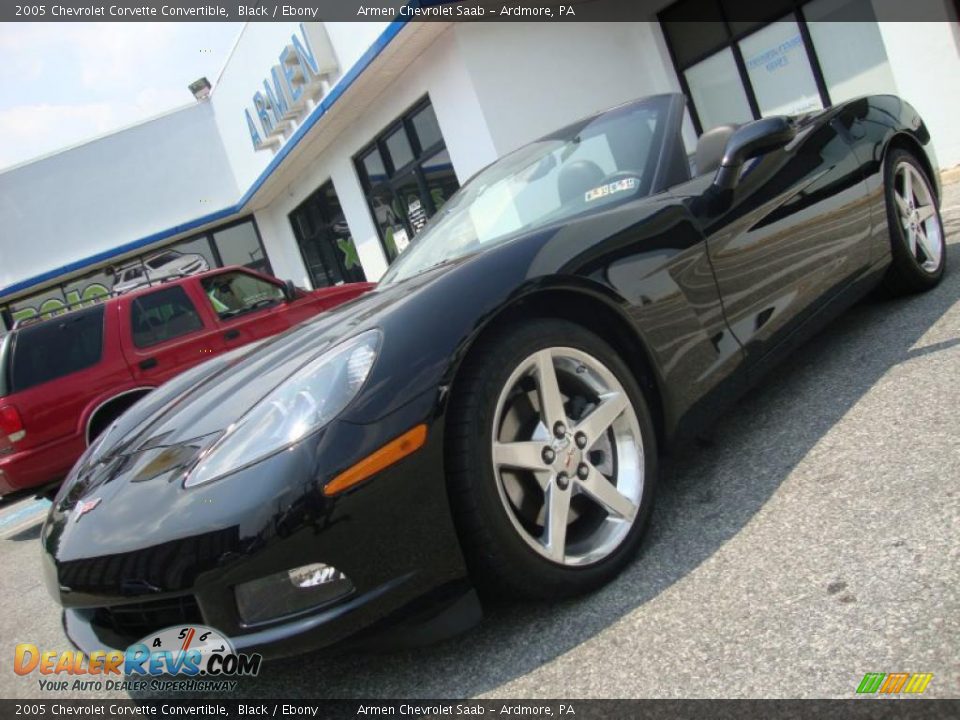 2005 Chevrolet Corvette Convertible Black / Ebony Photo #1