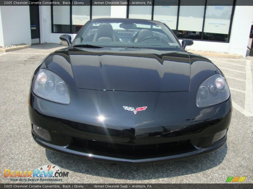 2005 Chevrolet Corvette Convertible Black / Ebony Photo #3