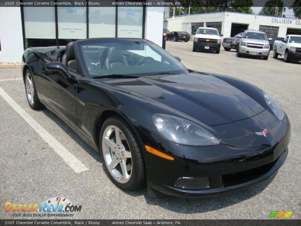2005 Chevrolet Corvette Convertible Black / Ebony Photo #4