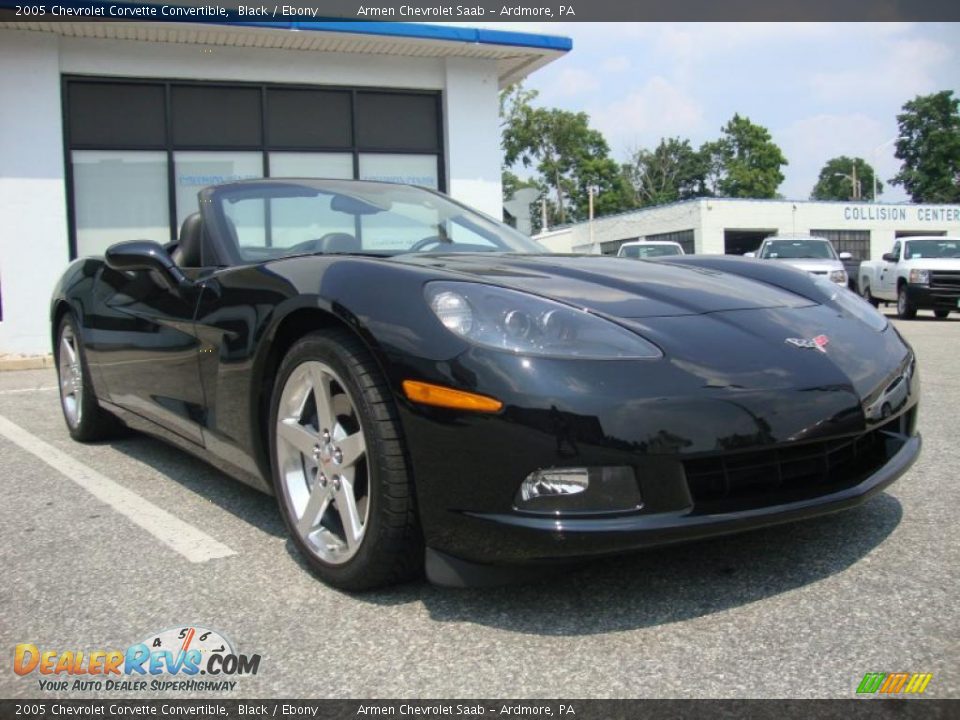 2005 Chevrolet Corvette Convertible Black / Ebony Photo #5