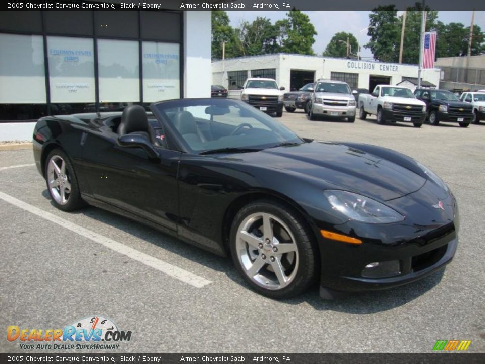 2005 Chevrolet Corvette Convertible Black / Ebony Photo #6