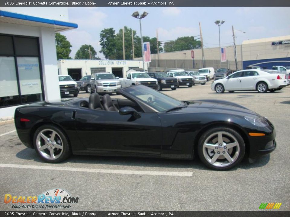 2005 Chevrolet Corvette Convertible Black / Ebony Photo #7
