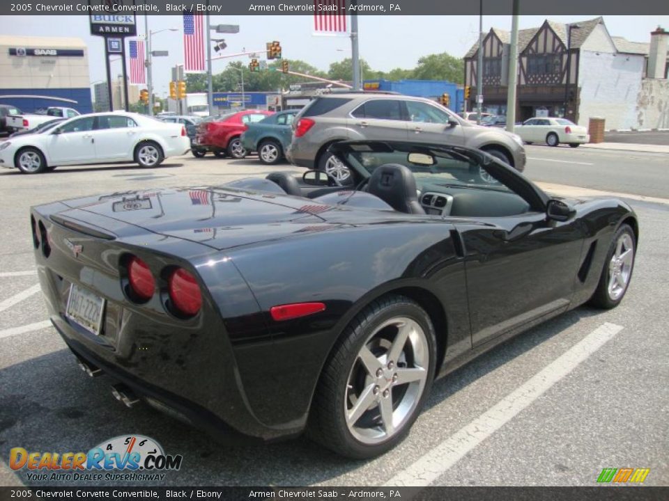 2005 Chevrolet Corvette Convertible Black / Ebony Photo #8