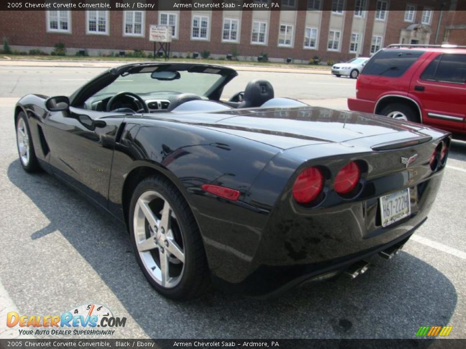 2005 Chevrolet Corvette Convertible Black / Ebony Photo #10