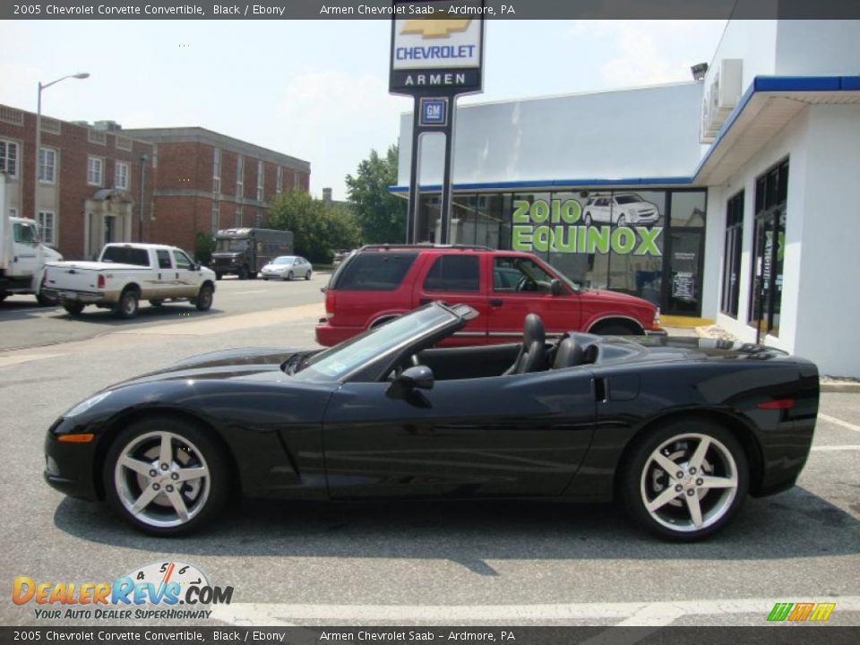 2005 Chevrolet Corvette Convertible Black / Ebony Photo #11