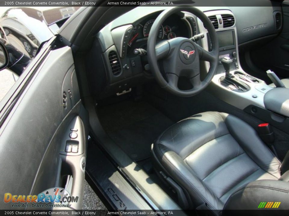2005 Chevrolet Corvette Convertible Black / Ebony Photo #13