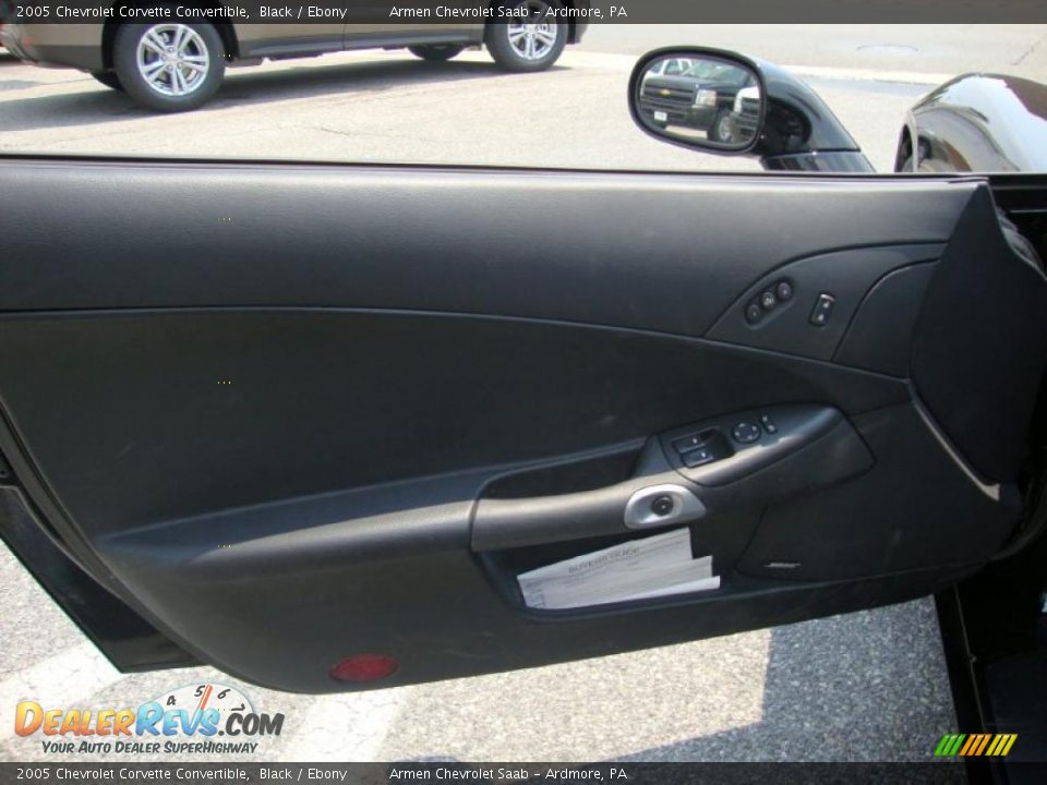 2005 Chevrolet Corvette Convertible Black / Ebony Photo #14