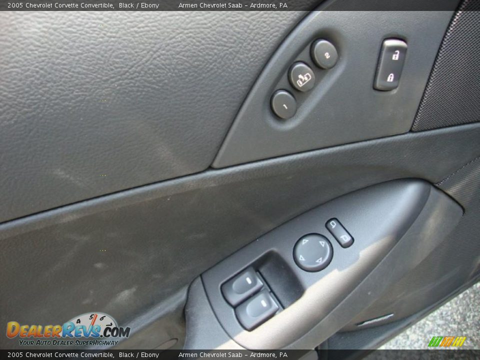 2005 Chevrolet Corvette Convertible Black / Ebony Photo #15