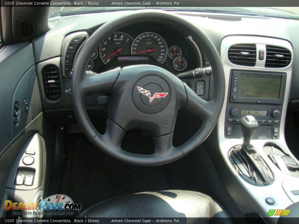 2005 Chevrolet Corvette Convertible Black / Ebony Photo #21