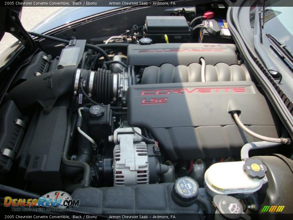 2005 Chevrolet Corvette Convertible Black / Ebony Photo #22