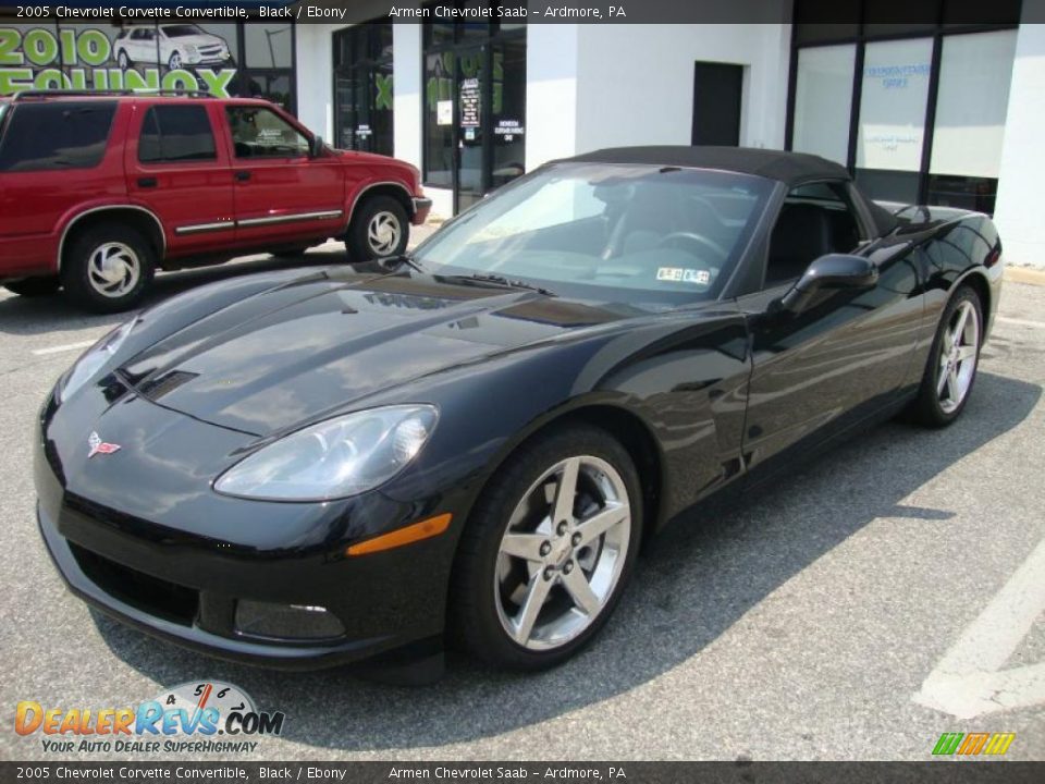 2005 Chevrolet Corvette Convertible Black / Ebony Photo #30