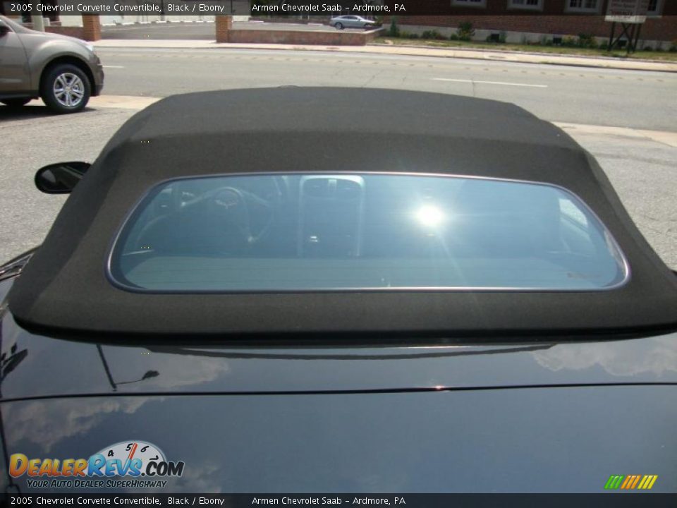 2005 Chevrolet Corvette Convertible Black / Ebony Photo #31