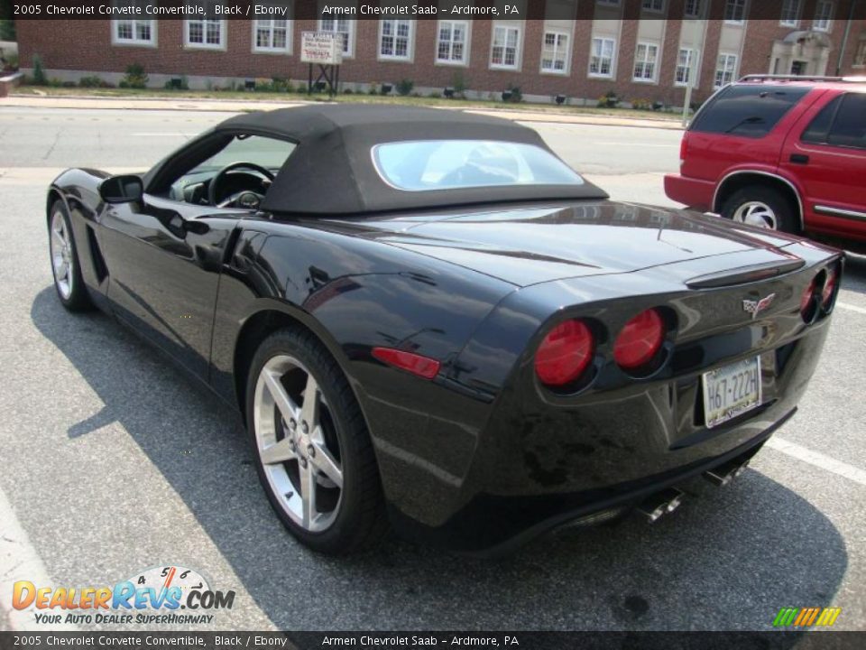 2005 Chevrolet Corvette Convertible Black / Ebony Photo #33