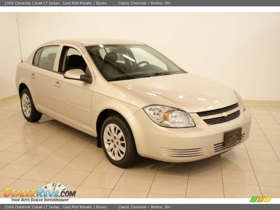 2009 Chevrolet Cobalt LT Sedan Gold Mist Metallic / Ebony Photo #1
