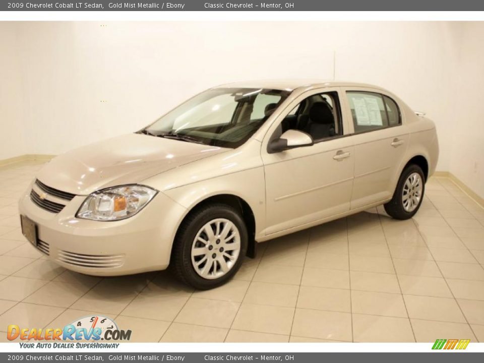 2009 Chevrolet Cobalt LT Sedan Gold Mist Metallic / Ebony Photo #3