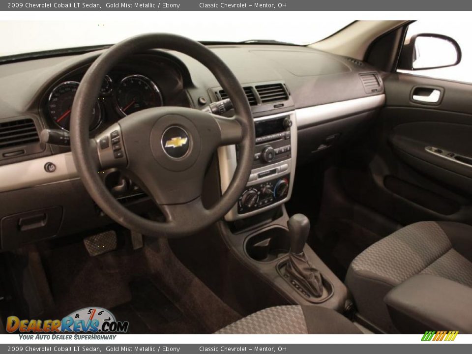 2009 Chevrolet Cobalt LT Sedan Gold Mist Metallic / Ebony Photo #10