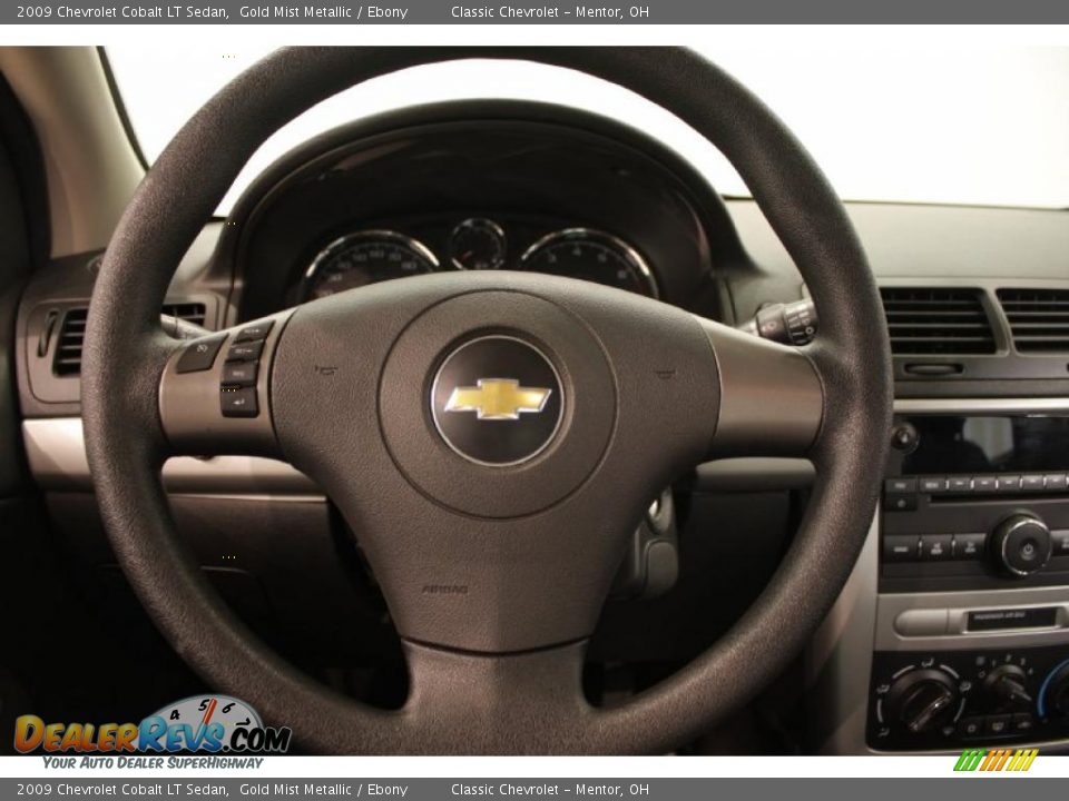 2009 Chevrolet Cobalt LT Sedan Gold Mist Metallic / Ebony Photo #11