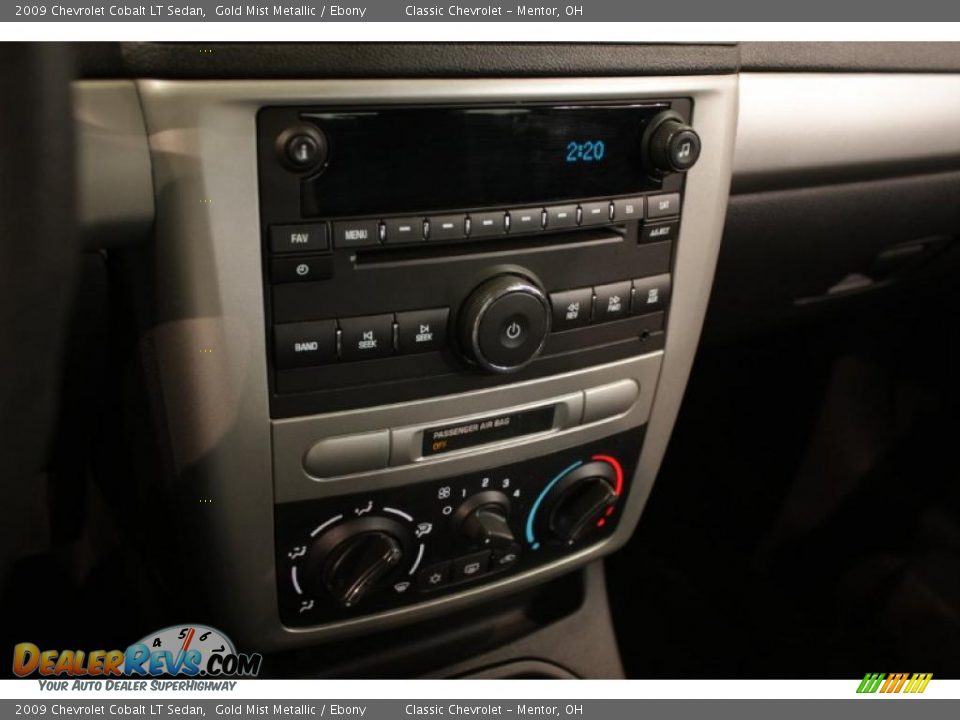 2009 Chevrolet Cobalt LT Sedan Gold Mist Metallic / Ebony Photo #13