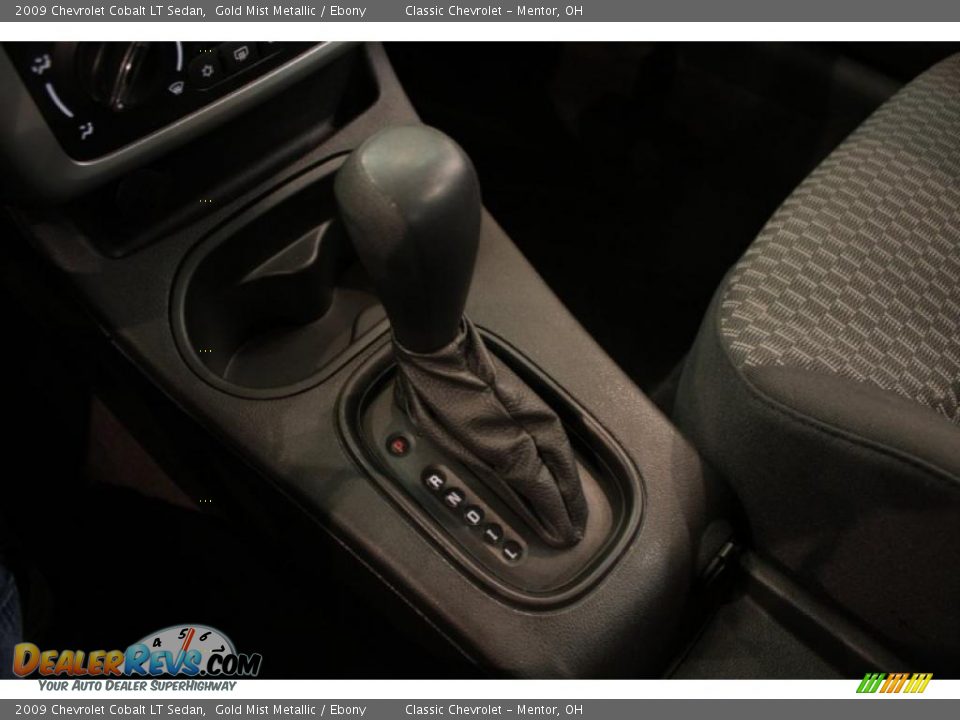 2009 Chevrolet Cobalt LT Sedan Gold Mist Metallic / Ebony Photo #14