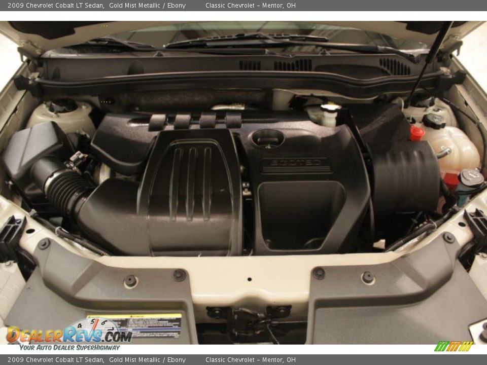 2009 Chevrolet Cobalt LT Sedan Gold Mist Metallic / Ebony Photo #20