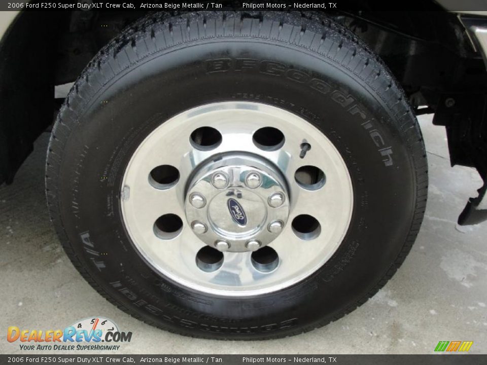 2006 Ford F250 Super Duty XLT Crew Cab Arizona Beige Metallic / Tan Photo #15