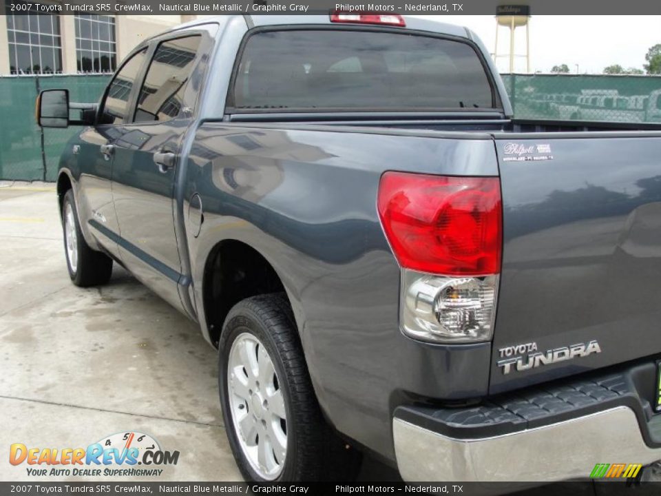 2007 Toyota Tundra SR5 CrewMax Nautical Blue Metallic / Graphite Gray Photo #5