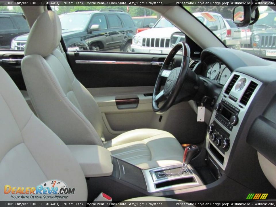 2006 Chrysler 300 C HEMI AWD Brilliant Black Crystal Pearl / Dark Slate Gray/Light Graystone Photo #7