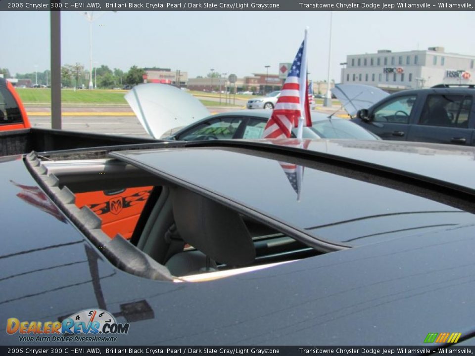 2006 Chrysler 300 C HEMI AWD Brilliant Black Crystal Pearl / Dark Slate Gray/Light Graystone Photo #9