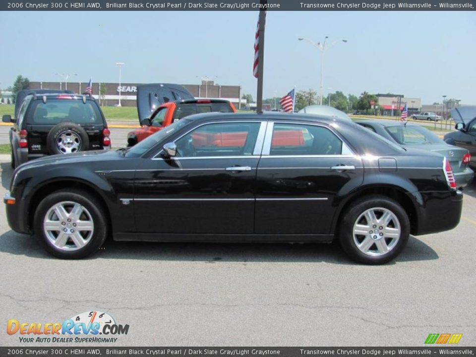 2006 Chrysler 300 C HEMI AWD Brilliant Black Crystal Pearl / Dark Slate Gray/Light Graystone Photo #12