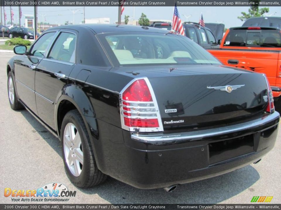 2006 Chrysler 300 C HEMI AWD Brilliant Black Crystal Pearl / Dark Slate Gray/Light Graystone Photo #13