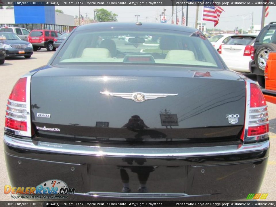 2006 Chrysler 300 C HEMI AWD Brilliant Black Crystal Pearl / Dark Slate Gray/Light Graystone Photo #14