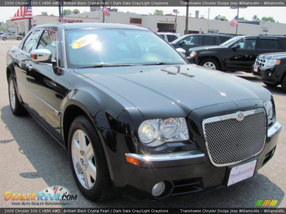 2006 Chrysler 300 C HEMI AWD Brilliant Black Crystal Pearl / Dark Slate Gray/Light Graystone Photo #15
