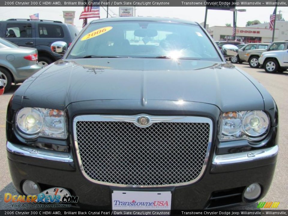 2006 Chrysler 300 C HEMI AWD Brilliant Black Crystal Pearl / Dark Slate Gray/Light Graystone Photo #16