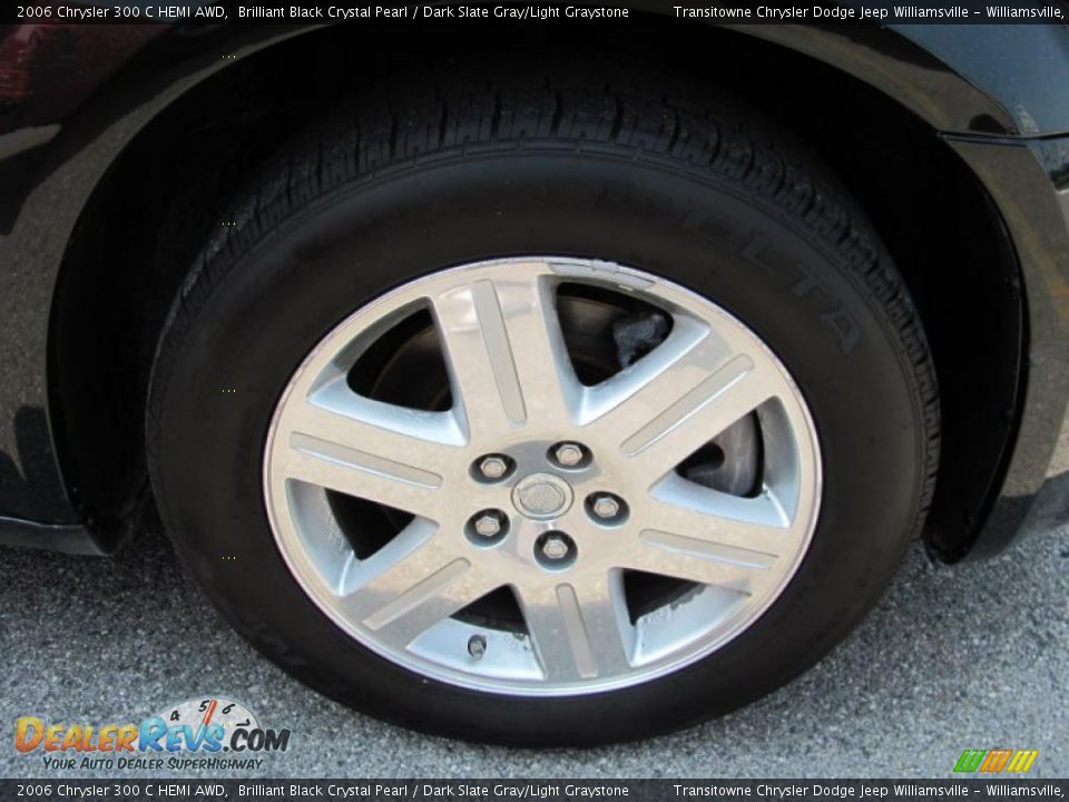 2006 Chrysler 300 C HEMI AWD Brilliant Black Crystal Pearl / Dark Slate Gray/Light Graystone Photo #17