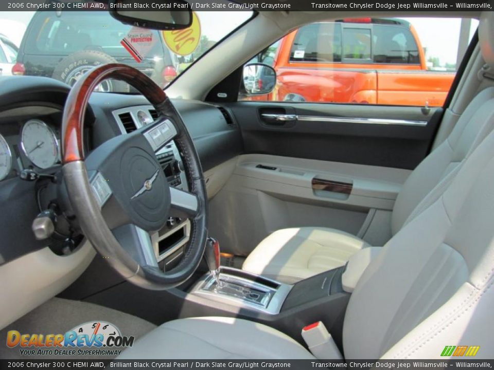 2006 Chrysler 300 C HEMI AWD Brilliant Black Crystal Pearl / Dark Slate Gray/Light Graystone Photo #21