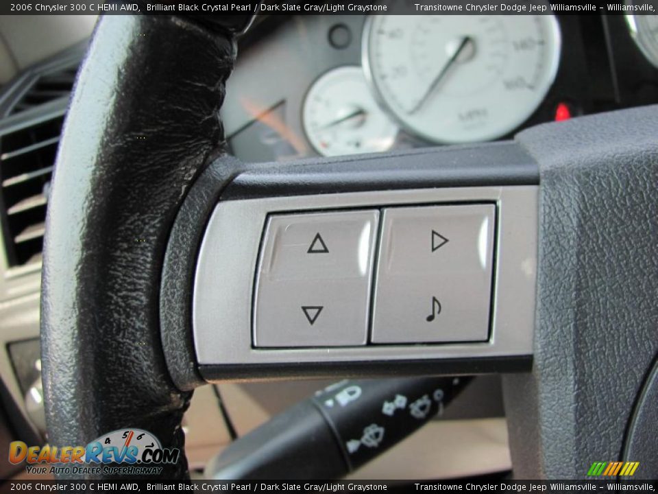2006 Chrysler 300 C HEMI AWD Brilliant Black Crystal Pearl / Dark Slate Gray/Light Graystone Photo #26