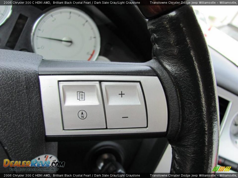 2006 Chrysler 300 C HEMI AWD Brilliant Black Crystal Pearl / Dark Slate Gray/Light Graystone Photo #27