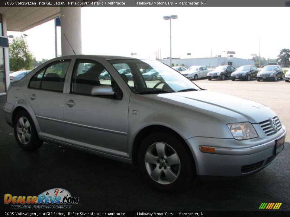 2005 Volkswagen Jetta GLS Sedan Reflex Silver Metallic / Anthracite Photo #3