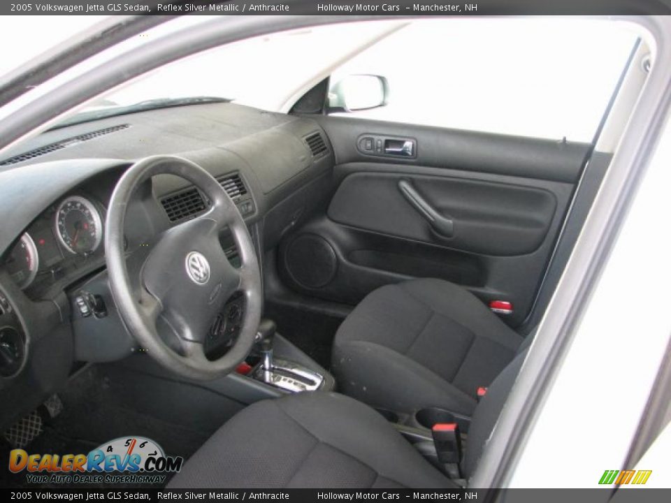 2005 Volkswagen Jetta GLS Sedan Reflex Silver Metallic / Anthracite Photo #6