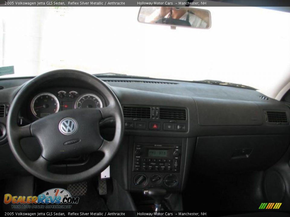 2005 Volkswagen Jetta GLS Sedan Reflex Silver Metallic / Anthracite Photo #7