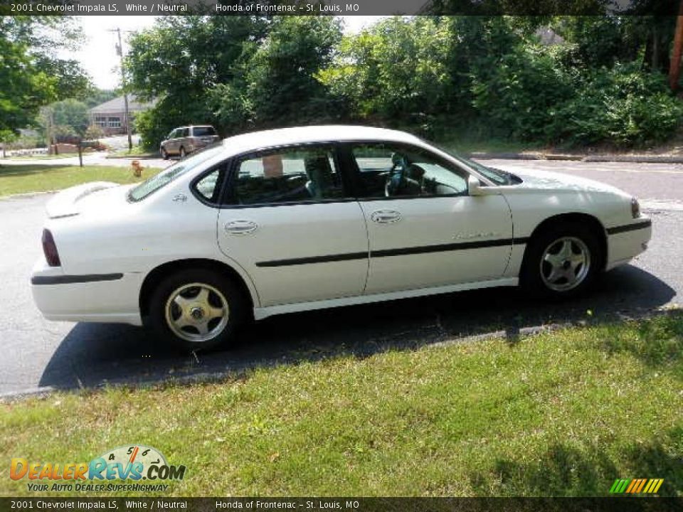 2001 Chevrolet Impala LS White / Neutral Photo #5