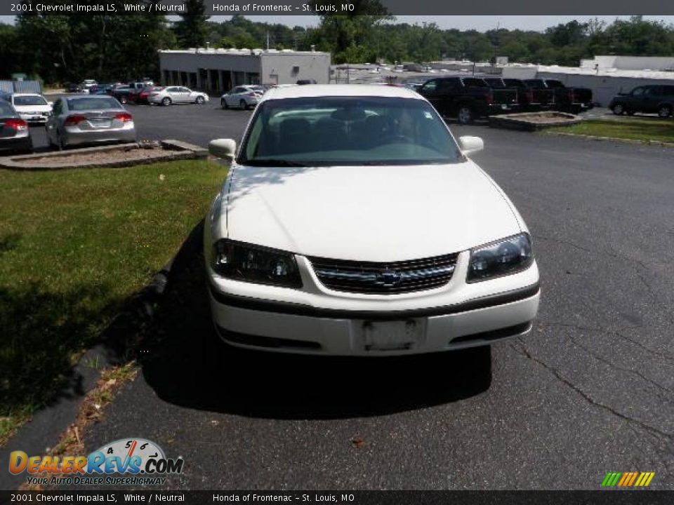 2001 Chevrolet Impala LS White / Neutral Photo #7