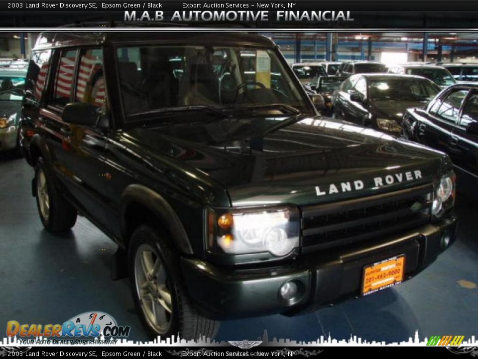 2003 Land Rover Discovery SE Epsom Green / Black Photo #3