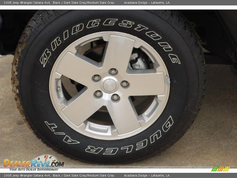 2008 Jeep Wrangler Sahara 4x4 Black / Dark Slate Gray/Medium Slate Gray Photo #11