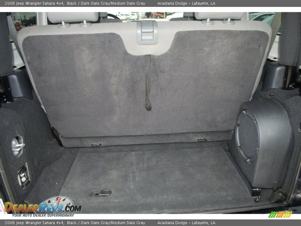 2008 Jeep Wrangler Sahara 4x4 Black / Dark Slate Gray/Medium Slate Gray Photo #17