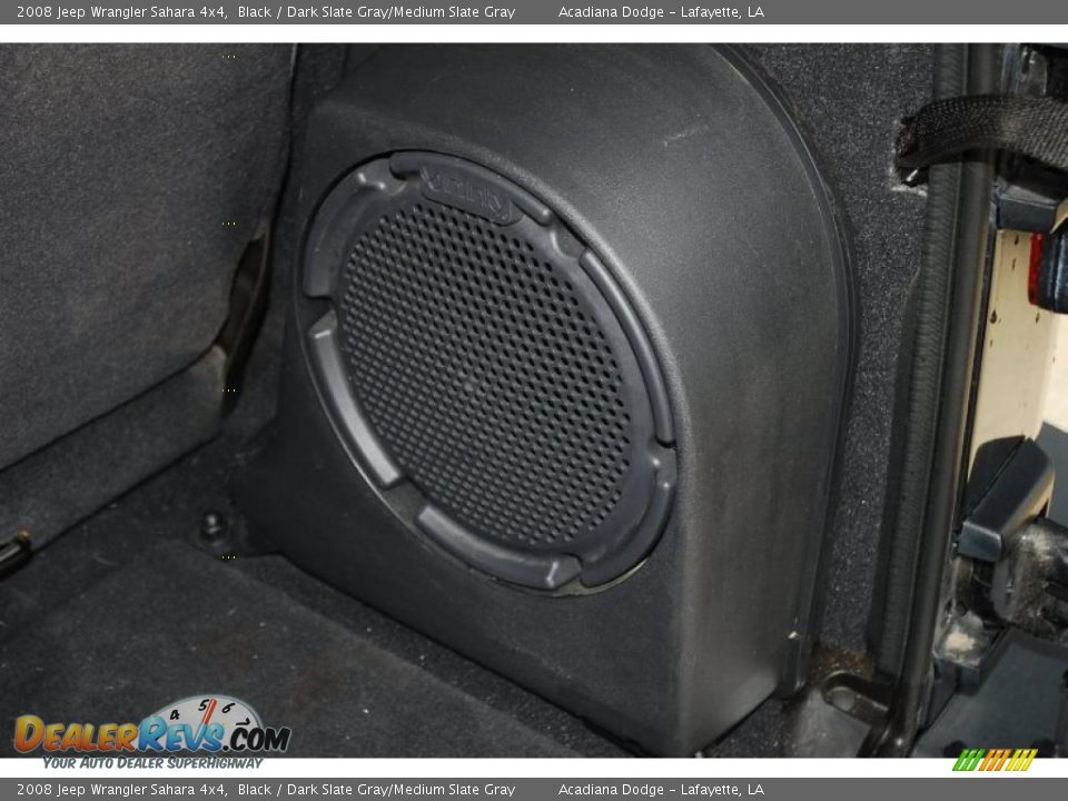 2008 Jeep Wrangler Sahara 4x4 Black / Dark Slate Gray/Medium Slate Gray Photo #18