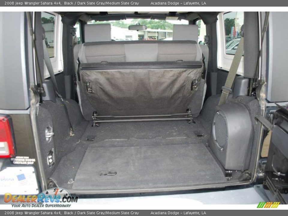 2008 Jeep Wrangler Sahara 4x4 Black / Dark Slate Gray/Medium Slate Gray Photo #19