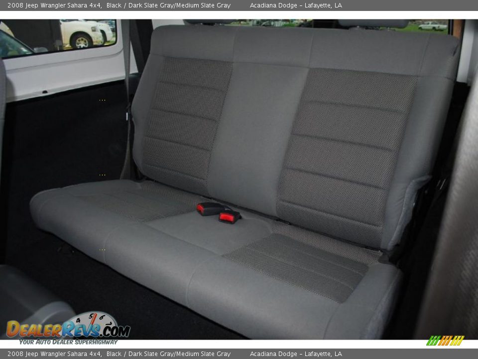 2008 Jeep Wrangler Sahara 4x4 Black / Dark Slate Gray/Medium Slate Gray Photo #20