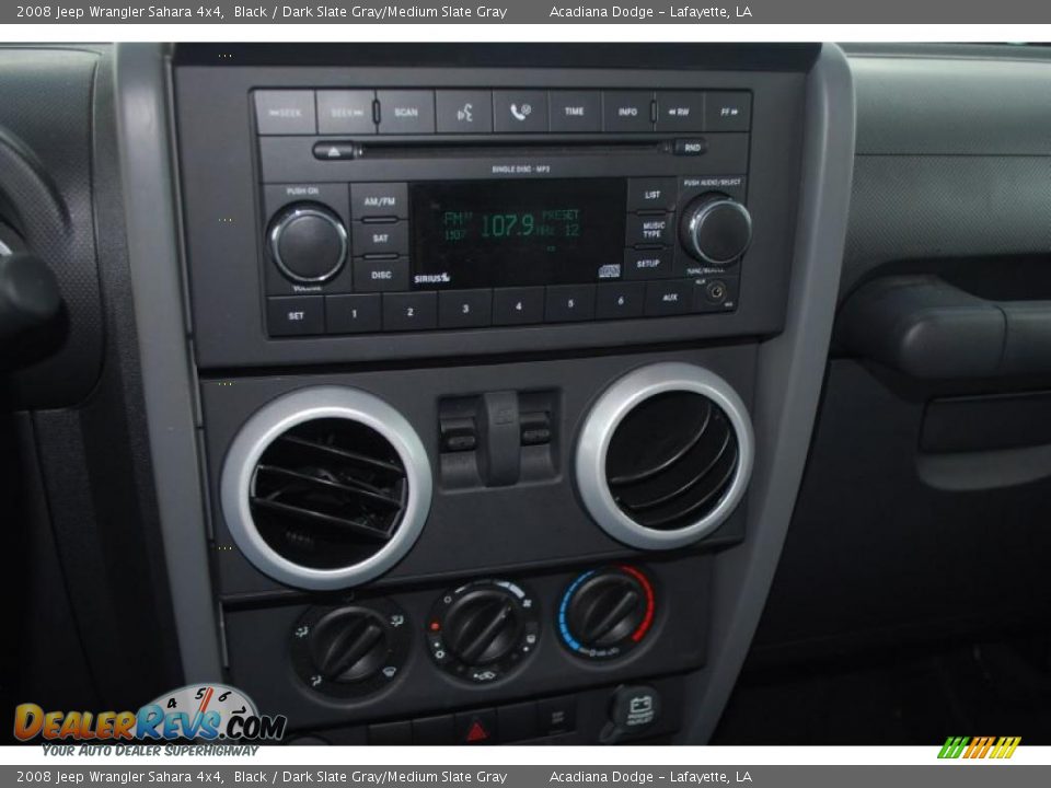 2008 Jeep Wrangler Sahara 4x4 Black / Dark Slate Gray/Medium Slate Gray Photo #23