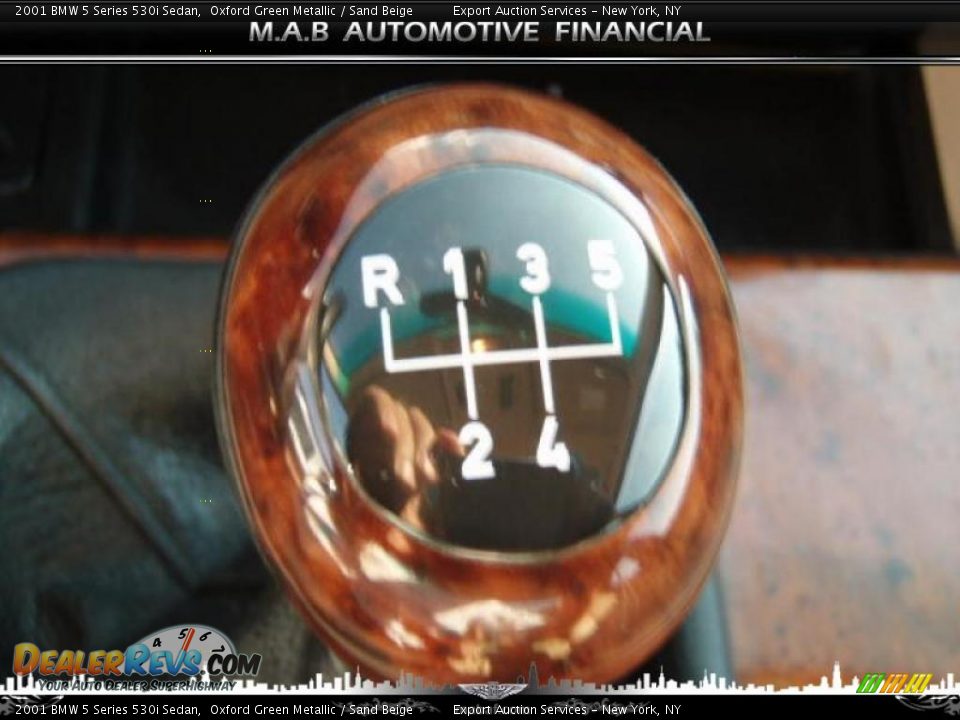 2001 BMW 5 Series 530i Sedan Oxford Green Metallic / Sand Beige Photo #18